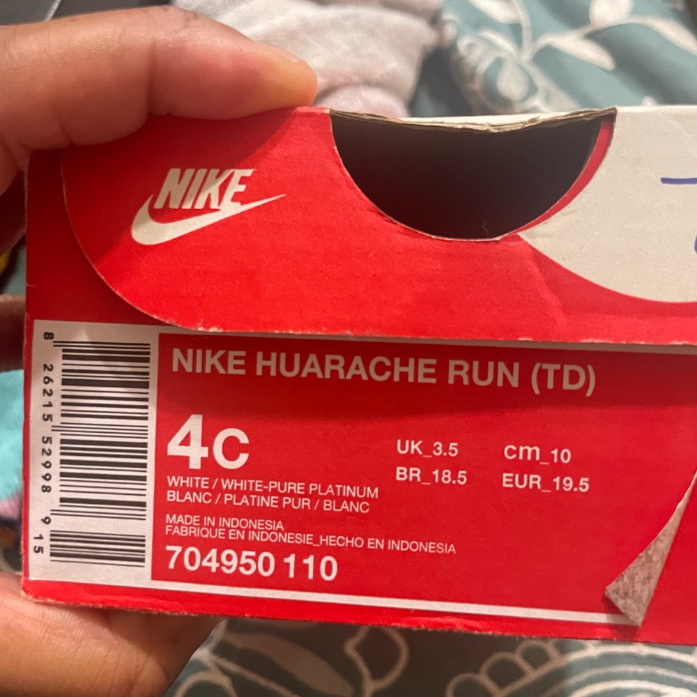 Baby Walking Nike Hurrache